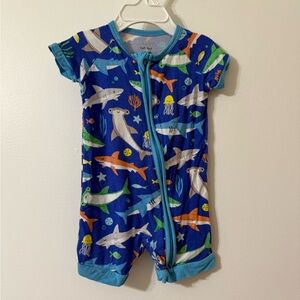 Little sleepies rad reef shortie zippy
